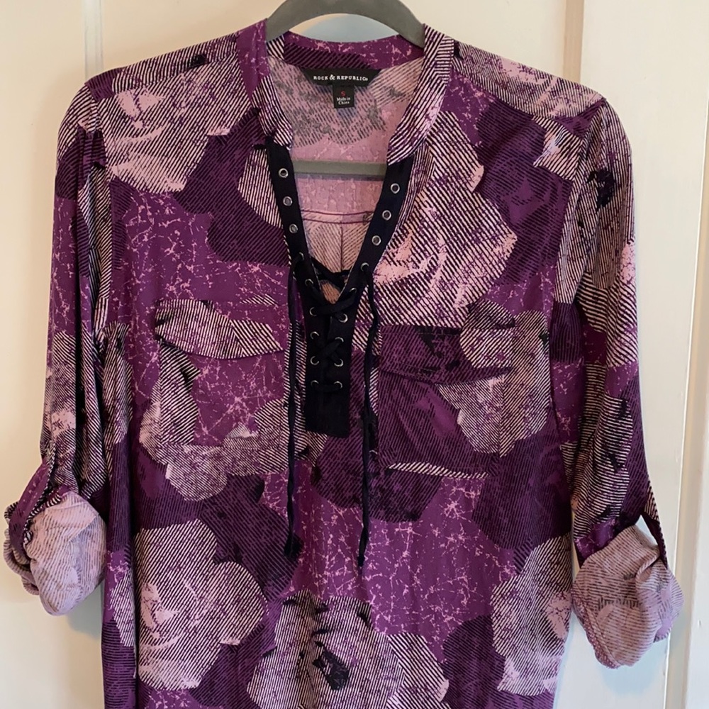 Rock & Republic Tie Up Shirt